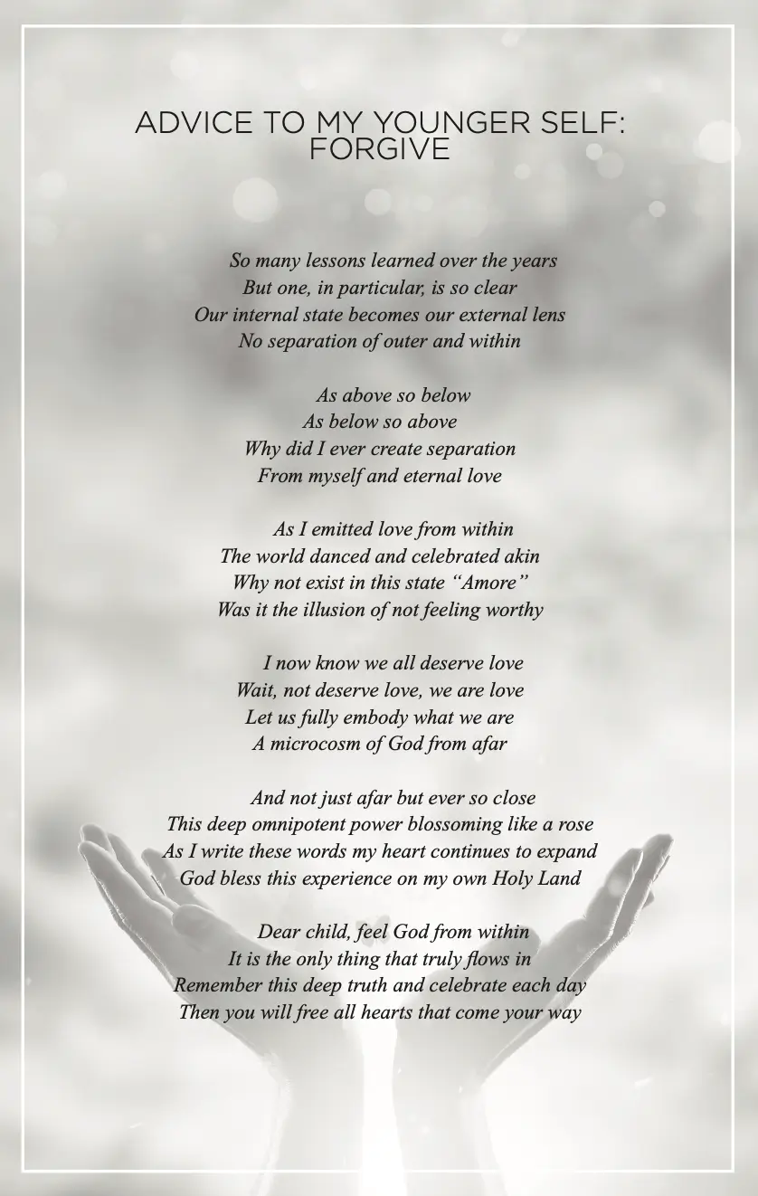 A poster with black text and light background